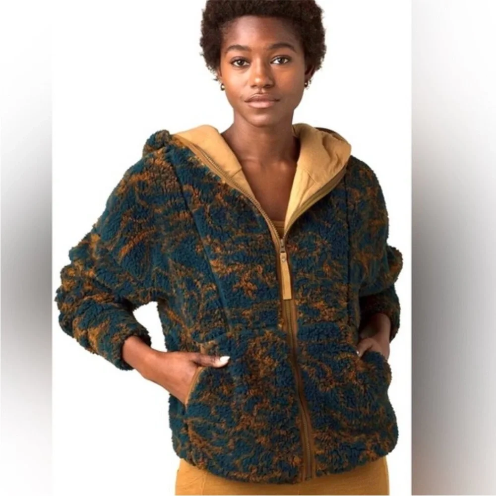 Prana Tan and Brown Jacket